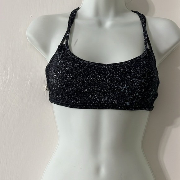 lululemon athletica Speckled Black Strappy Bralette - Picture 3 of 4